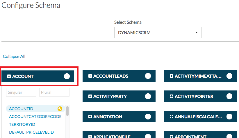 Configure Schema