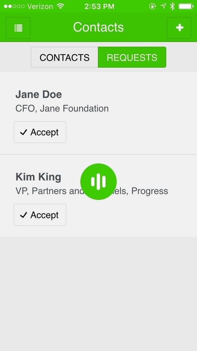 ProgressNEXT 2016 App - Contact Building