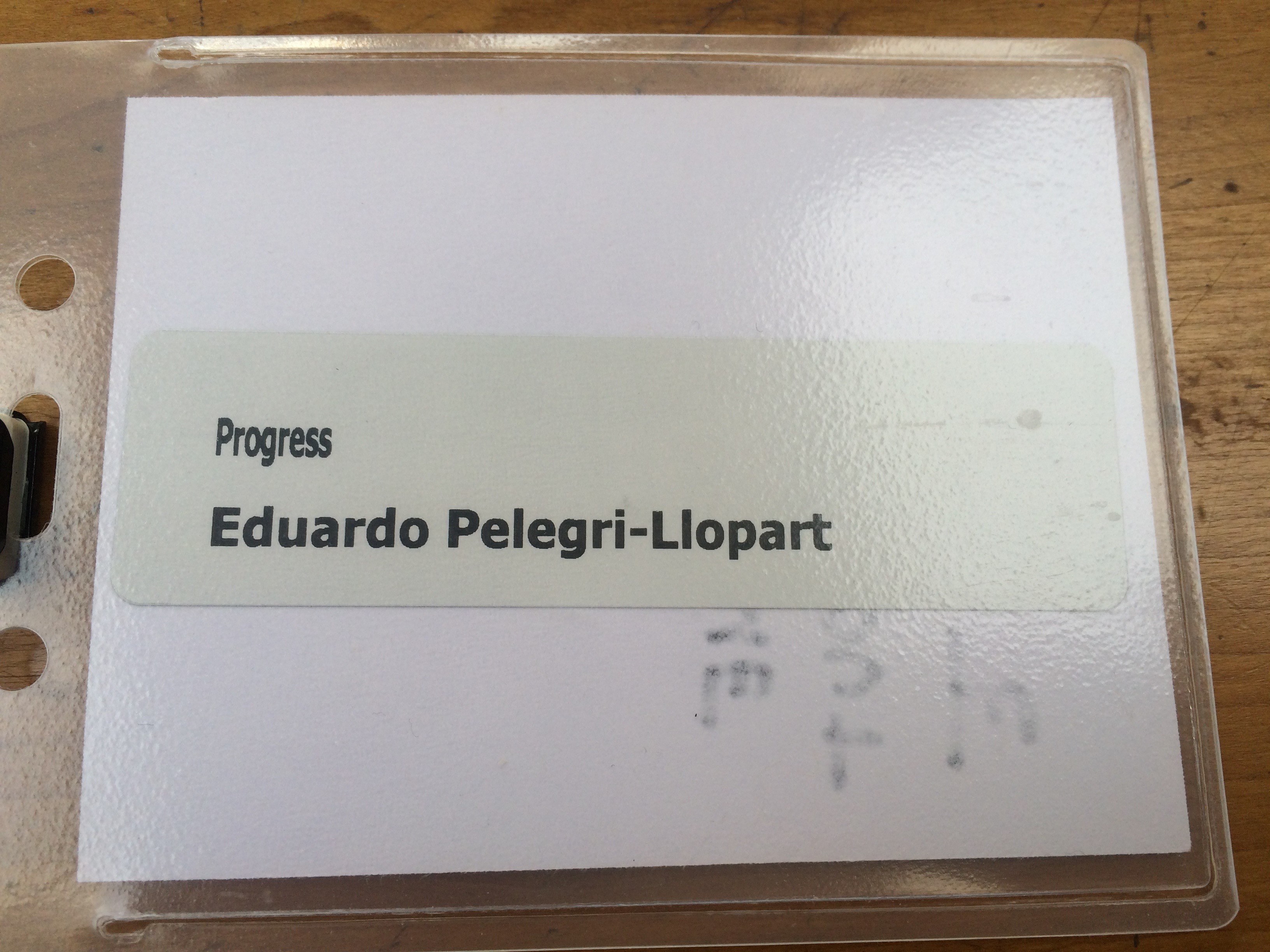 ProgressNEXT 2016 App - RFID Badge
