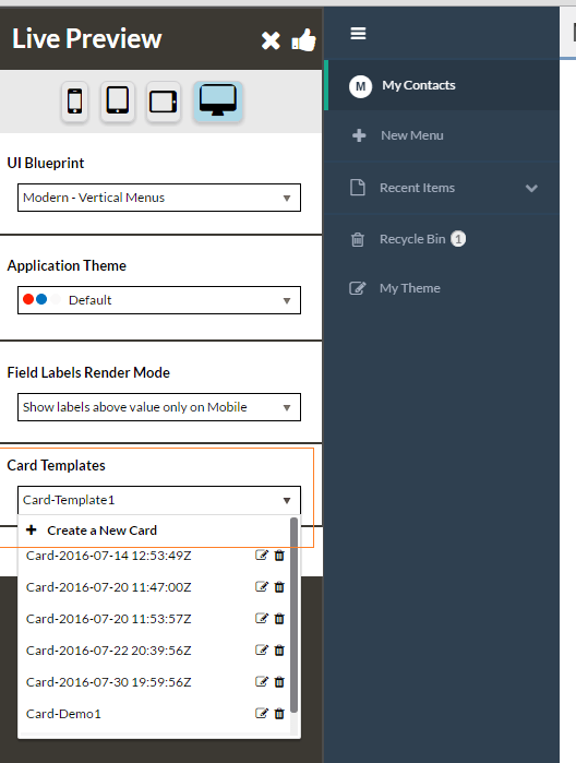 Card Templates