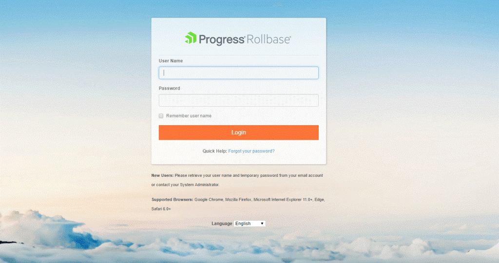Rollbase-Login