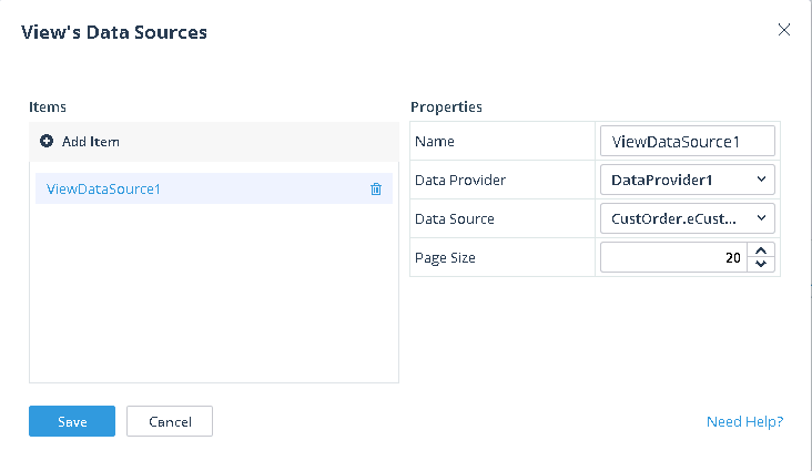 kendo ui builder data sources
