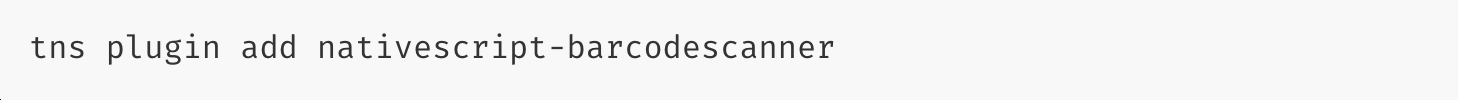 Add Barcode Scanner