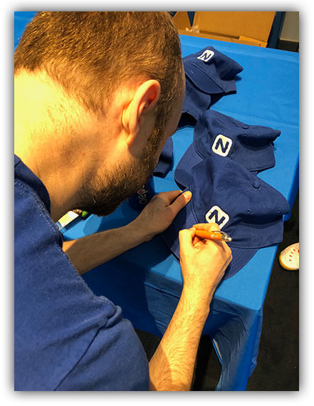 Sebatian Giving Out Autographs