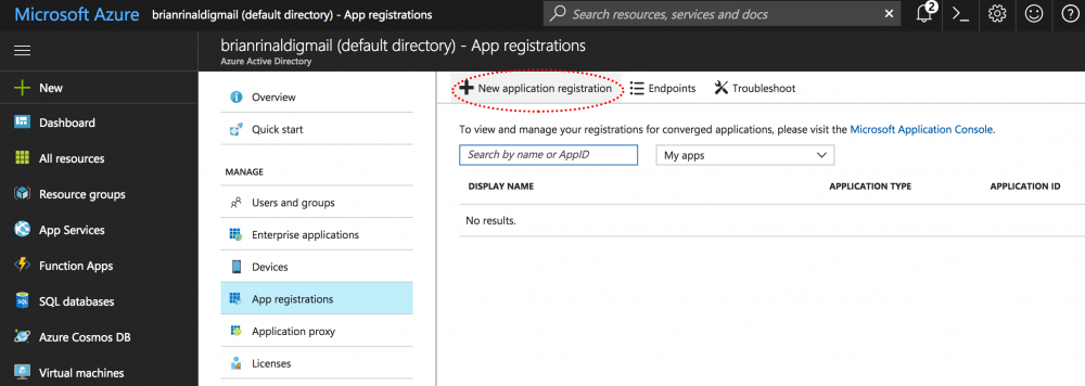 new-app-registration
