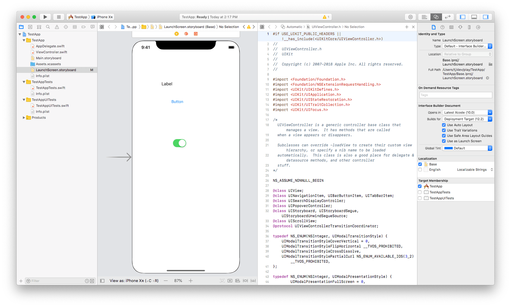 XCode Code