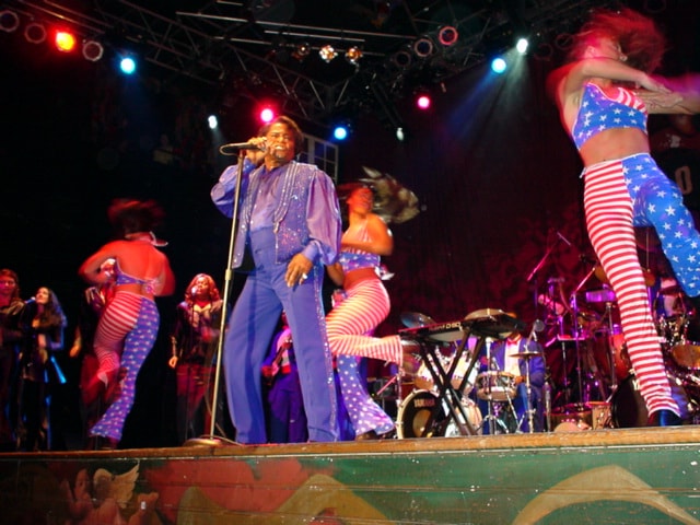 James Brown performs at the House of Blues in Orlando