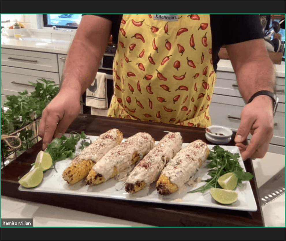 hispanic heritage street corn finished product