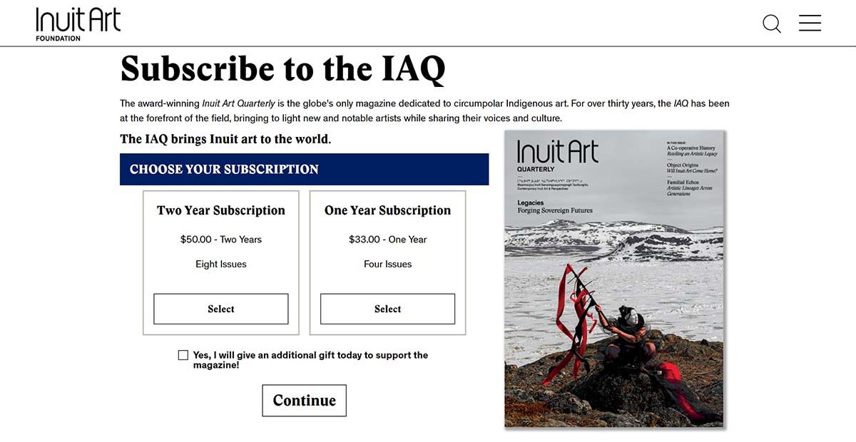 Inuit Art Foundation Uses Sitefinity for Digital Experience_1200x620