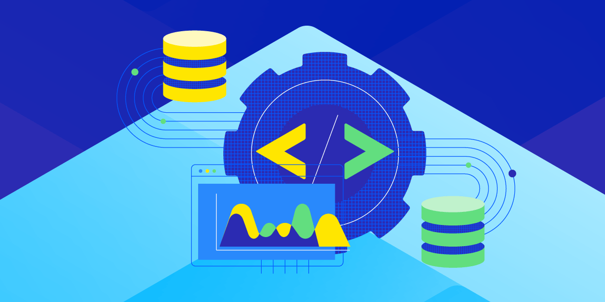Illustration with a gear icon.