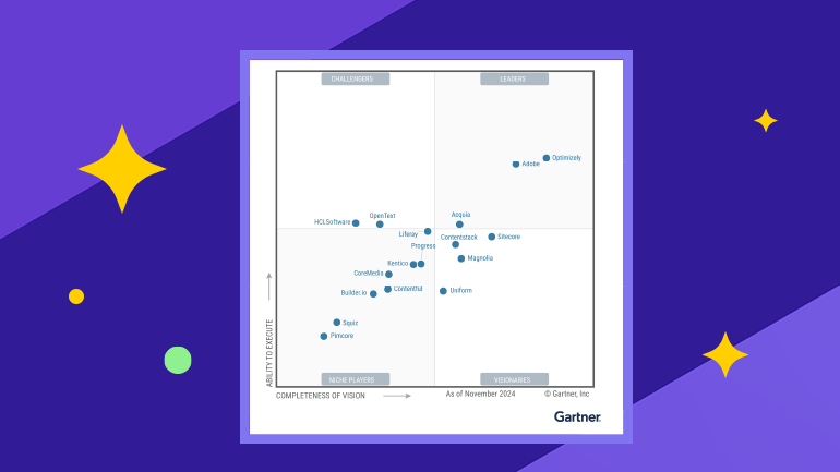 Sitefinity Gartner MQ DXP Thumbnail
