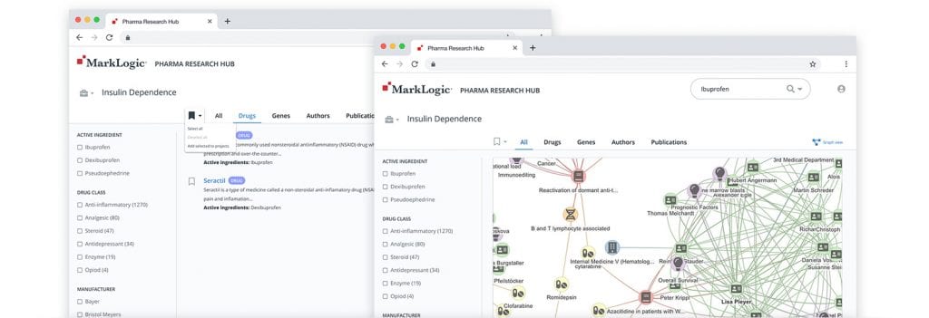 MarkLogic Pharma Research Hub