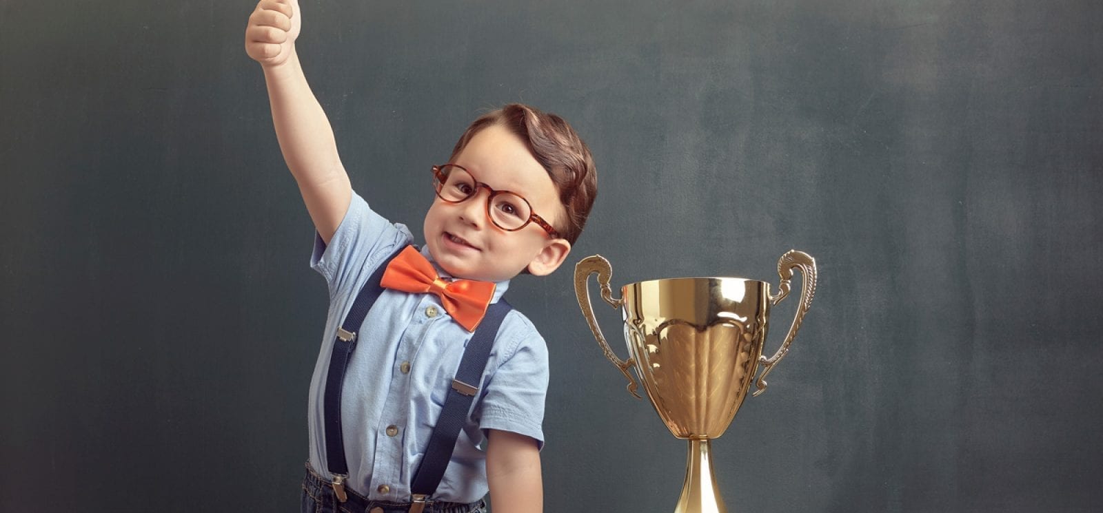 Kid with Trophy