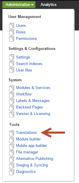 Sitefinity Translations Module