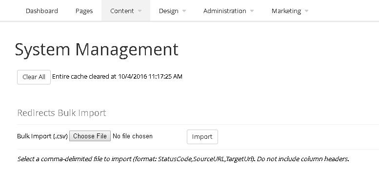 Systems management