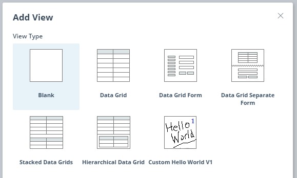 KUIB Designer custom view selection