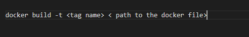 docker image command