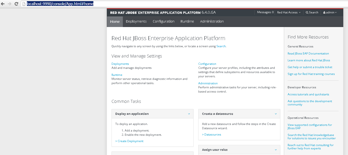 Install JBoss EAP 6.4 