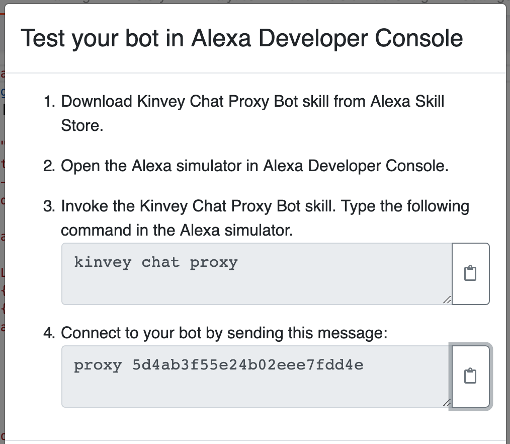 NativeChat Proxy Screen