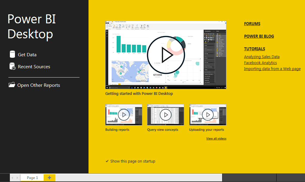 Launch Microsoft Power BI