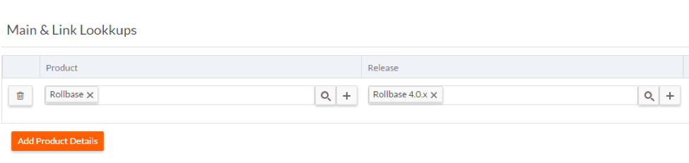 Main & Link Lookups