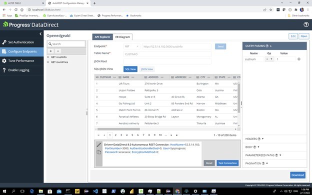 Configure Endpoints