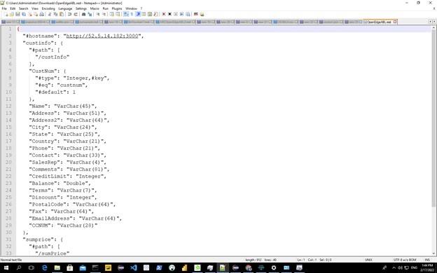 configure an ODBC datasource