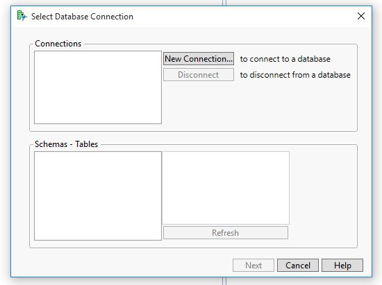 Select ‘New Connection’ Select ‘New Connection’