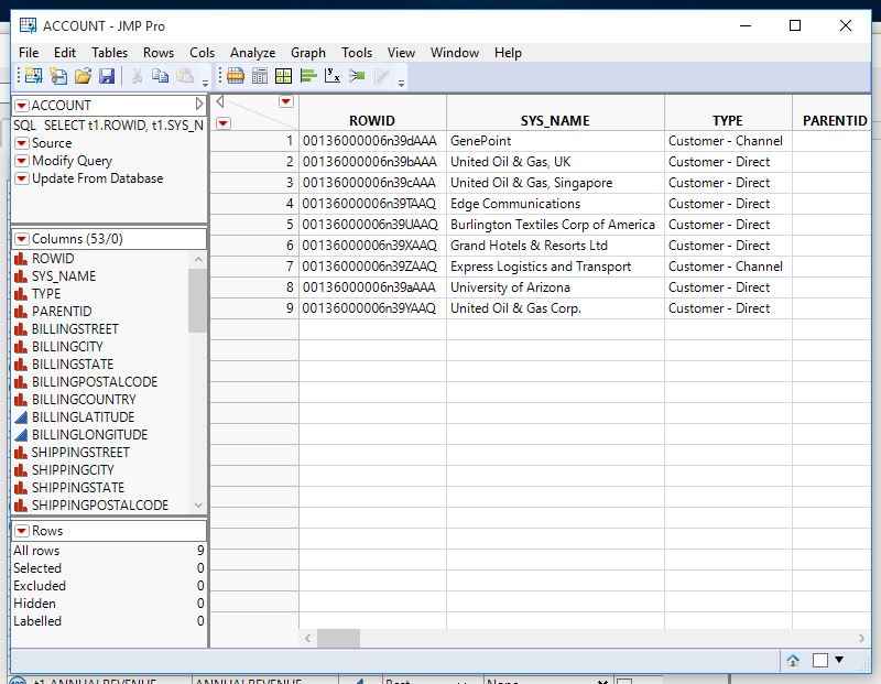 Select ‘Run Query’ Select ‘Run Query’