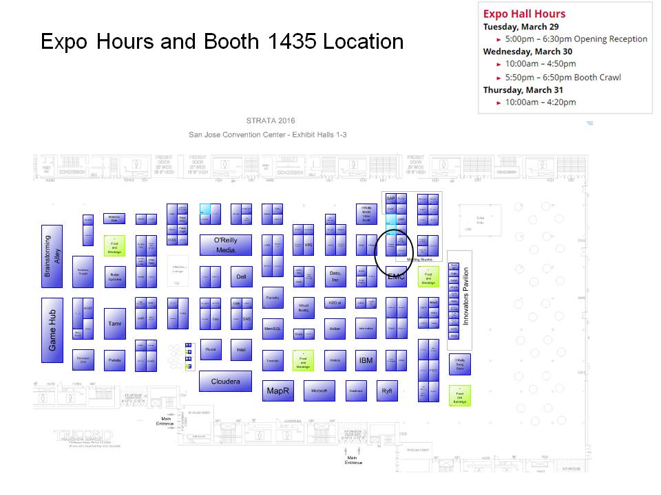 Strata Hadoop Booth Map