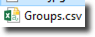 Shows the icon after encrypting the file.