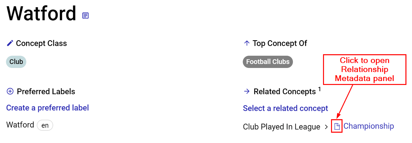 Adding the new metadata type to the new relationship type