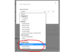 Sitefinity Connector for Pardot